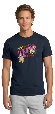 Produktbild von Spreadshirt SpongeBob Schwammkopf Patrick Gary Freundschaft Männer T-Shirt, XL, Navy