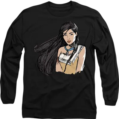 Immagine prodotto di Pocahontas - Maglietta da uomo/donna Unisex TV14492 (L) (Nero)