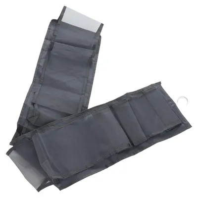 Image de Sac à linge suspendu, en nylon épais, à plusieurs niveaux, avec accès facile, lavable. Organisateur en filet suspendu pour chaussettes, pantalons, robes, etc