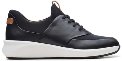 Produktbild von Clarks Un Rio Lace Damen Halbschuhe schwarz Leder 35,5