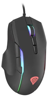 Zdjęcie produktu dla GENESIS Xenon 220 G2, Oburęczny, Optyczny, USB Typu-A, 12800 DPI, 7000 fps, Czarny
