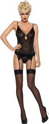 Imagen del producto de OBSESSIVE - S800 Medias Color Negro