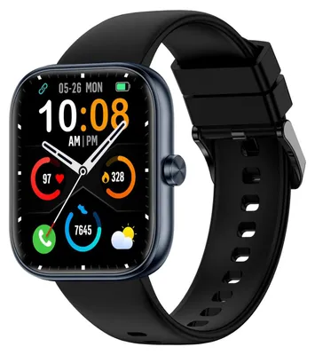 Produktbild von Smartwatch Damen Herren Bluetooth Anruf HD Smart Watch Schwarz