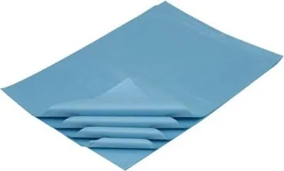 Image de Papier de soie Couleur 38 x 50 cm Perl Silver 100 feuilles