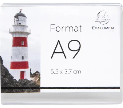 Image de Exacompta 20x Lot de 10 porte-étiquettes A9 horizontal Cristal 89058QD
