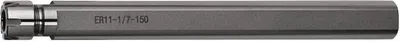 Image de Mandrin à pince de serrage ER, diamètre de serrage 1-7 mm, diamètre de tige 16 mm, longueur de tige 150 mm