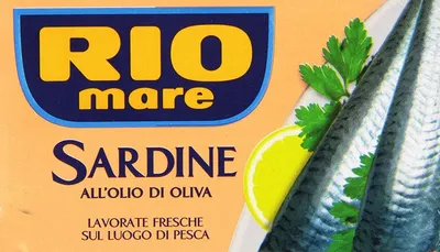 Produktbild von 3x Rio Mare filetti di sardine 120 gr Sardinen in Olivenöl ohne Knochen