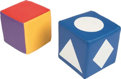 Immagine prodotto di Set di cubi didattici Skillastics "Colori e forme" in schiuma, 15 cm