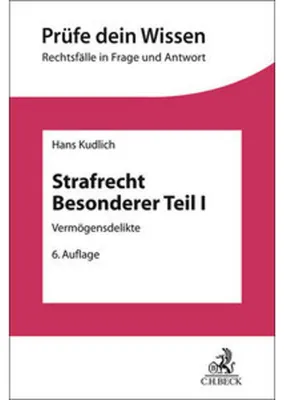 Obrázok produktu pre Strafrecht Besonderer Teil I