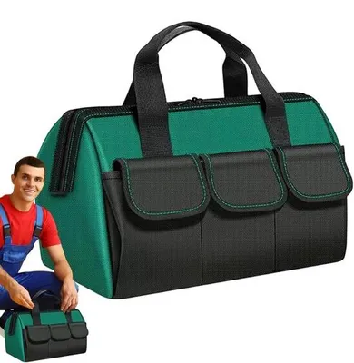 Produktbild von Werkzeugbox - Werkzeug Organizer - Stärkere Handgriff - 33 x 19 x 22 cm - Schwarz