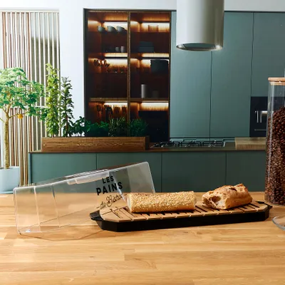 Produktbild von Bistro-Brotkasten mit transparentem Deckel