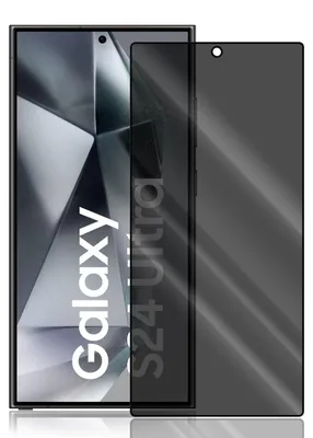 Produktbild von Anti Spy Panzer Folie für Samsung Galaxy S24 Ultra Privacy Displayschutzfolie Sichtschutz Glasfolie Schutzglas