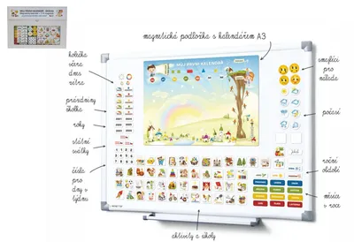 Productafbeelding van Magnetische kalender - Voor de kleuterschool