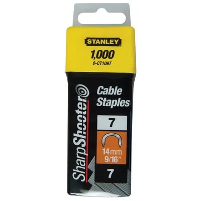 Produktbild von STANLEY Kabelklammern 14 mm  1-CT109T  1000 Stück