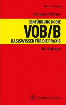 Image de Einführung in die VOB/B