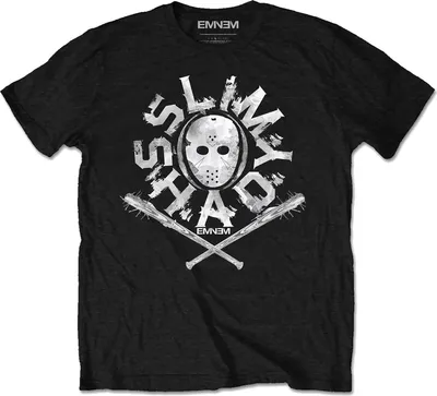 Produktbild von Eminem Shady Mask Black XL T-Shirt