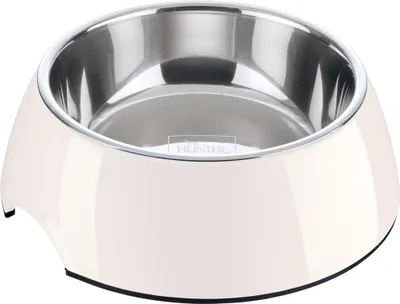 Immagine prodotto di Hunter ciotola per cani in melamina ciotola per alimentazione ciotola per cibo bianco 700 ml