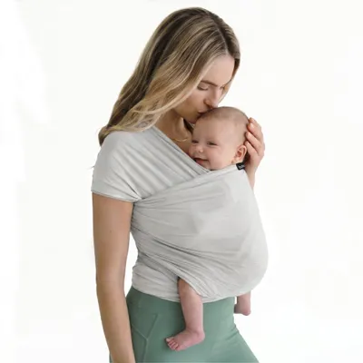 Image de Écharpe de portage pour bébé - Gris