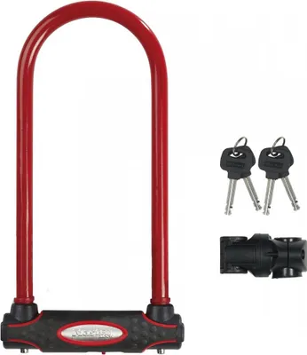 Produktbild von Master Lock Bügelschloss 8195LW Rot 13 mm x 280 x 110 - hoher Diebstahlschutz...