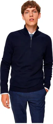 Image de Selected Berg Demi-zip Pull Hommes