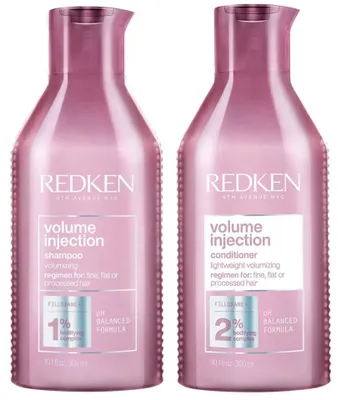 Produktbild von Redken Volume Injection Shampoo 300 ml + Spülung 300 ml