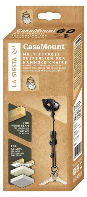 Image de La Siesta CasaMount Black - Kit de montage pour fauteuil suspendu Matériel de montage