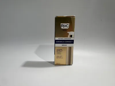 Zdjęcie produktu dla RoC - Retinol Correxion Wrinkle Correct Serum, przeciwzmarszczkowe i przeciwstarzeniowe, nawilżające serum do twarzy, RoC pure Retinol, White, 30 ml Single