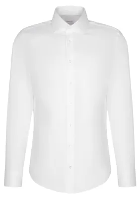 Immagine prodotto di Camicia da uomo Seidensticker, modello business, vestibilità aderente, senza necessità di stiratura, colletto Kent, maniche lunghe