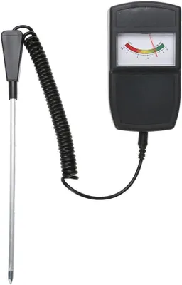 Imagen del producto de Medidor de pH para análisis de suelo – Kit de análisis de suelo para agricultura y jardinería – Medidor de pH con tubo flexible – Pruebas de suelo prácticas