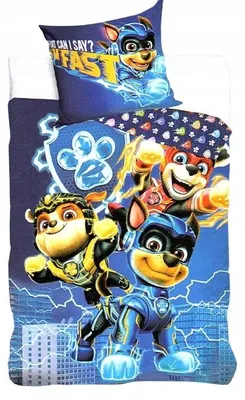 Obrázek produktu pro Sada bavlněné povlečení Carbotex Paw Patrol, 160x200 cm, oboustranná