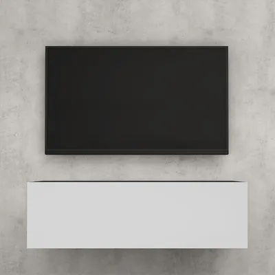 Produktbild von doporro TV Lowboard hängend Fernsehschrank Wohnzimmer | TV-Schrank hängend Fernsehtisch Hängeschrank 100cm Fernsehschrank02