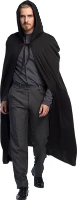 Produktbild von Cape Dusk Teufel Vampir Umhang schwarz Karneval Halloween Kostüm 180 cm