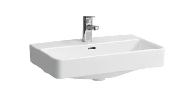 Zdjęcie produktu dla Laufen Pro S - Umywalka kompaktowa, 600x380 mm, 1 otwór na baterię, z LCC, biała H8179594001041