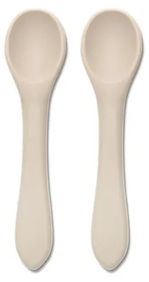 Obrázek produktu pro Lorelli Silicone Spoons 2pcs – silikonové lžičky 6+ měsíců, food-grade, měkké, zaoblené, flexibilní, neabsorbují pachy, 5 barev