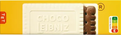 Obrázek produktu pro Bahlsen Leibniz Black and White, kakaové sušenky s bílou čokoládou, kakaové sušenky, 125 g