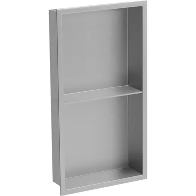 Obrázek produktu pro Mexen X-Wall-R zapuštěná police s límcem a poličkou 60 x 30 cm, inox - 1910603010S
