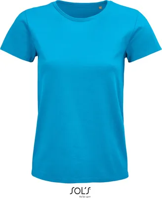 Image de SOLs 03579 | T-shirt femme, Pioneer Women T-Shirt, Jersey 175 - Couleur : Aqua - Taille : XXL
