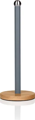 Produktbild von PAPIERHANDTUCHHALTER Ständer Papiertuch Rollenpapierhalter Stahl Grau 35 cm