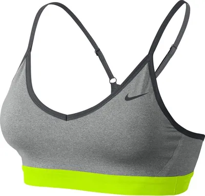 Produktbild von Nike Damen Pro Indy Sport-BH dark grey heather, Größe:XL