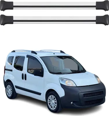 Immagine prodotto di Barre portapacchi trasversali per Peugeot Bipper 2008-2021 Alluminio Grigio
