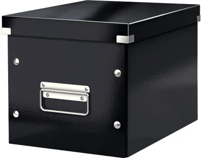 Immagine prodotto di LEITZ 6109-00-95 Contenitore Click & Store 10,0 l nero 26,0 x 26,0 x 24,0 cm