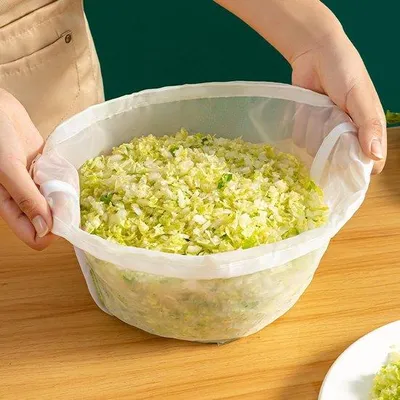 Produktbild von 4er-Set faltreiber Käse-Tuch, Käsetuch für Tofu, faltreiber Käsetuch, faltreiber Notenmilch-Beutel, faltreiber Käsetuch für Soße, Käsetuch für Milchprodukte, faltreiber Käsetuch mit Saugfähigkeit