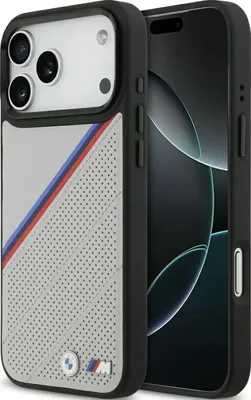 Obrázok produktu pre Puzdro Bmw M Tricolour Metal Logo Magsafe Do Iphone 17 Pro Max - Športové