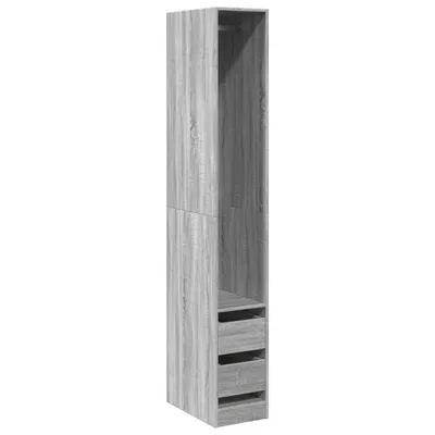 Produktbild von vidaXL Kleiderschrank Grau Sonoma 30x50x200 cm Holzwerkstoff