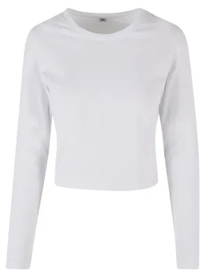 Produktbild von Build Your Brand - kurzes T-Shirt für Damen, Langärmlig TN3024 (M) (Weiß)