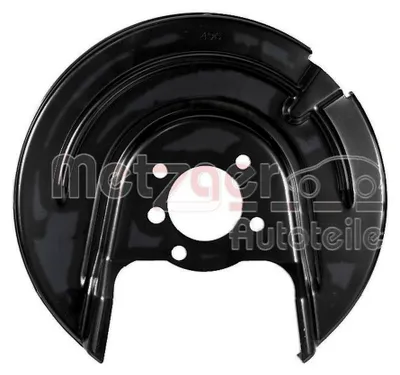Produktbild von METZGER Spritzblech Bremsscheibe für SKODA Octavia III Combi (5E5) Hinten Rechts 6115536 Ankerblech