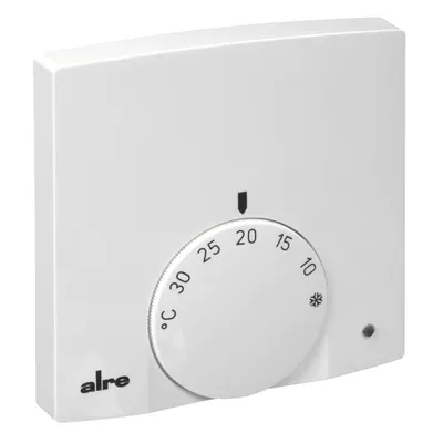 Produktbild von ALRE Raumtemperaturregler Aufputz Reinweiß 83,4 mm