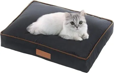 Image de Lit pour chien pour cage de 30 pouces - Noir imperméable