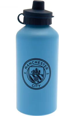 Obrázok produktu pre Manchester City FC - Fľaša na vodu, hliníková, 500 ml TA8212 (jedna veľkosť) (modrá)