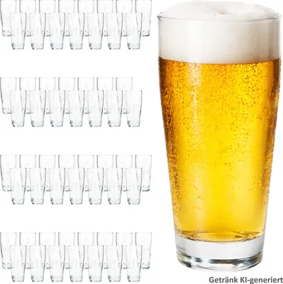 Produktbild von 60er Set Willibecher 0,2 L geeicht Bierglas Trinkglas Cocktails Drinks